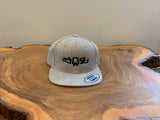 SQE Snapback Hat - Black on Grey