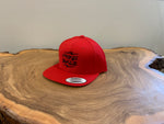 SQE Snapback Hat - Red/Black Lightning