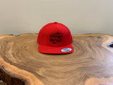 SQE Snapback Hat - Red/Black Lightning