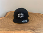 SQE Snapback Hat - Black Lightning